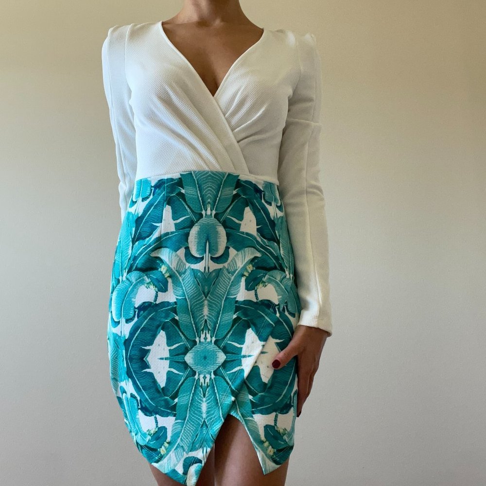 Rare Mini Bodycon Blossom Dress